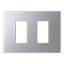Frame 1+1 modules - ABB logo - Silver thumbnail 1