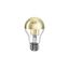 LED Gold Half Sphere Drop Light Bulb A60 7W 650Lm E27 2700K Dimmable - A12 thumbnail 1