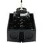 T3-4-15700/I2/SVB Main switch, T3, 32 A, surface mounting, 4 contact unit(s), 6 pole, 2 N/O, Emergency switching off function, With red rotary handle and yellow locking thumbnail 46