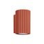 CARBON RED OCHRE WALL LAMP, DOWNWARD LIGHT, DECORATIVE GU10 LAMPSHADE thumbnail 1
