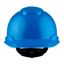 3M™ Hard Hat, Ratchet, Ventilated, Plastic Sweatband, Blue, H700N-BB thumbnail 5