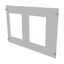 ProfiSNAP Front Plate, for enclosure width 800mm, H=500mm, prepared fo thumbnail 1