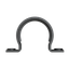 BGH-56 CONDUIT CLAMP 2SCREW PA6 NW56 BLK thumbnail 1