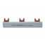 CU Busbar, 3x for TN-C network, grey, for B/C Arrester (The price is shown without markup on metals. Request a quote for accurate information) thumbnail 1