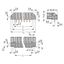 THT female header angled Pin spacing 5 mm gray thumbnail 2