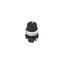 Knob selector, 2 positions black with marking thumbnail 2