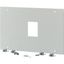 XMN44F04C-XMV Front plate, NZM4, 4p, fixed version, rotary handle with interlock, W=425mm thumbnail 5