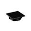 Cover plate, diffuser L 100 B 100 H 31 colour: black thumbnail 2