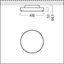ONDA2 LRO D400 LED1800-840 LDE WH - Circular luminaire thumbnail 2