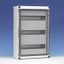 Encl. hinged cover+top head rail 3 slots, closed thumbnail 1