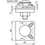 MV clamp StSt f. Rd 10mm with truss head screw thumbnail 2