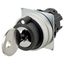 Selector A22NZ Ã˜22, Key type S, 3 position, bezel brushed M, AUTO RESE A2270642G thumbnail 1