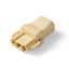 Coupler 3-p socket, beige thumbnail 1