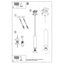HANGING LAMP LAGOS 1 GOLDEN GLOSS GU10 1X10W IP20 thumbnail 9