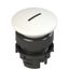 Spring-return white mushroom pushbutton with marking thumbnail 1