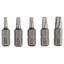 5-piece screwdriver bit set, Extra Hard version (Torx®) T 10; T 15; T 20; T 25; T 30; 25 mm thumbnail 1