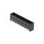 PCB plug-in connector, male header, closed side, THT/THR solder connection, 5.08 mm, Number of poles: 9, 180°, Solder pin length (l): 1.5 mm, tinned, black, Box thumbnail 1