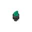 Illuminated short handle selector, 3 positions green with marking thumbnail 2