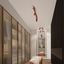 MOVABLE CARBON CEILING STRIP SPOTLIGHTS IN RED FINISH thumbnail 6