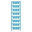 SlimFix Clip, Conductor and cable markers, 3 - 5 mm, 12 x 5.8 mm, blue thumbnail 2