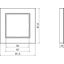 Cover frame single, A.1, matte light white thumbnail 2