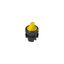 Illuminated long handle selector, 2 positions yellow with marking thumbnail 2