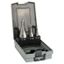3-piece HSS step drill bit set 4-12; 4-20; 6-30 mm 3 pcs. thumbnail 1