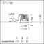 P-INF Q100L 1000-927-65 LDO WH WH - LED ceiling-recessed luminaire thumbnail 3