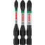 PRO Pozidriv Impact Bit, PZ1, PZ2, PZ3, 55 mm, 3 pcs thumbnail 1
