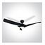 BLACK ABS ROD FAN 45W LED 22W CCTV IP20 230V thumbnail 1