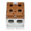 Aluminium /Copper terminal, 1-pole Double brown, 300mmý thumbnail 2