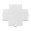 Splice cover recessed for XTS 34 -40 White thumbnail 2