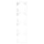 FOUR-GANG VERTICAL FRAME WHITE thumbnail 1