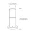 BLACK POLE 35cm E27 20W thumbnail 2