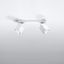 CEILING LAMP MERIDA 2 WHITE GU10 2X40W IP20 thumbnail 4