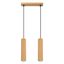 DOUBLE HANGING LAMP WITH GOLDEN ROSETTLE FOR GU10 FROM THE KERBON FAMILY thumbnail 1