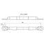 CuSCuStAl earthing connector, cable lug on both ends D 17mm L 350mm thumbnail 2