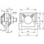 Saddle clamp Al clamping range 0.7-10mm for Rd 8-10mm thumbnail 2