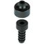Roof bushing D 34mm borehole 16mm plastic for Rd 8-10mm thumbnail 1