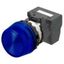 M22N Indicator, Plastic projected, Blue, Blue, 24 V, push-in terminal A2265058H thumbnail 3