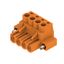 PCB plug-in connector, female plug, 5.00 mm, Number of poles: 4, 180°, Clamping yoke connection, Clamping range, max. : 4 mm², Box thumbnail 2