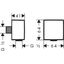 HG FixFit Square wall outlet DN15 RV MB thumbnail 2