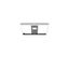 Installation element L 602 B 602 H 47 colour: white thumbnail 2