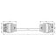 pre-assembled interconnecting cable Eca Socket/plug dark gray thumbnail 2