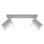 CEILING LAMP RING 2 GREY GU10 2X40W IP20 thumbnail 1