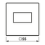 Centre plate f. USB charger A1569USBAL thumbnail 4