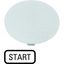 M22-XDP-W-GB1 Button plate, mushroom black, START thumbnail 4