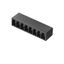 PCB plug-in connector, male header, closed side, THT solder connection, 3.81 mm, Number of poles: 9, 90°, Solder pin length (l): 3.2 mm, tinned, black, Box thumbnail 1