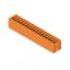 Printed circuit board terminals, 5.08 mm, Number of poles: 17, 180°, Solder pin length (l): 3.5 mm, tinned, orange, PUSH IN without actuator, Clamping range, max. : 2.5 mm², Box thumbnail 2