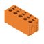Printed circuit board terminals, 7.50 mm, Number of poles: 5, 180°, Solder pin length (l): 3.5 mm, tinned, orange, PUSH IN without actuator, Box thumbnail 1
